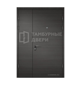 Дверь тамбурная глухая в подъезд МДФ — скелет ТД-243